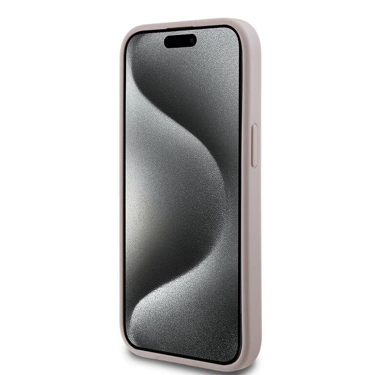 Guess iPhone 15 Back Cover Case - 4G Gestreept Ontwerp | Stijlvolle Bescherming