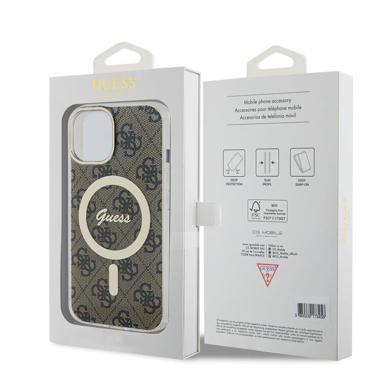 Guess iPhone 15 Back cover case - Magsafe IML 4G