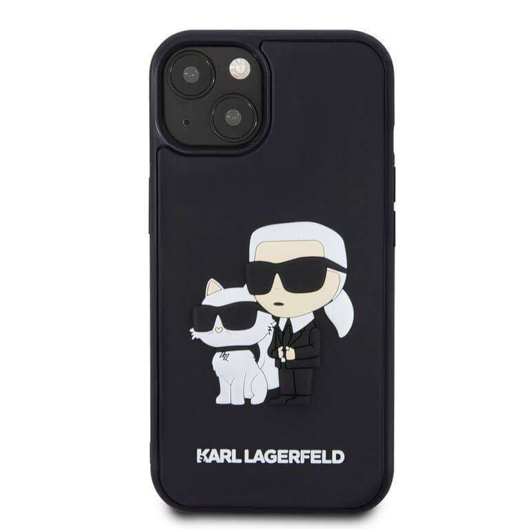 Karl Lagerfeld iPhone 15 Hoesje | TPU Back Cover 3D Rubber NFT K&C