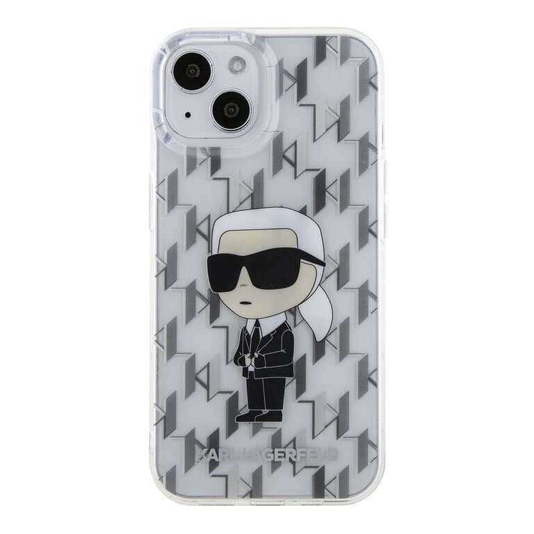Karl Lagerfeld iPhone 15 Hardcase | Ikonik Monogram