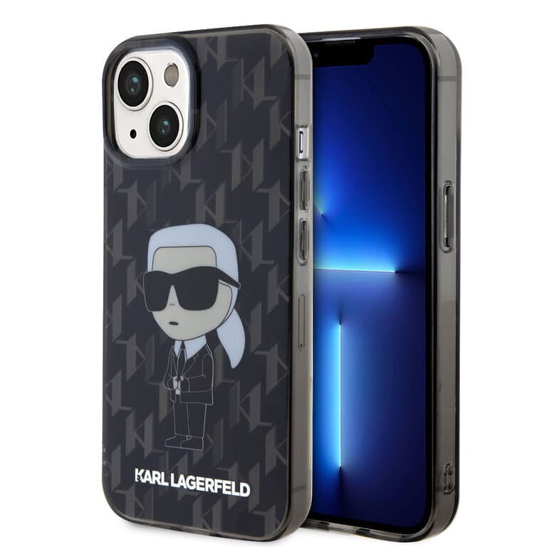 Karl Lagerfeld iPhone 15 Hardcase | Ikonik Monogram