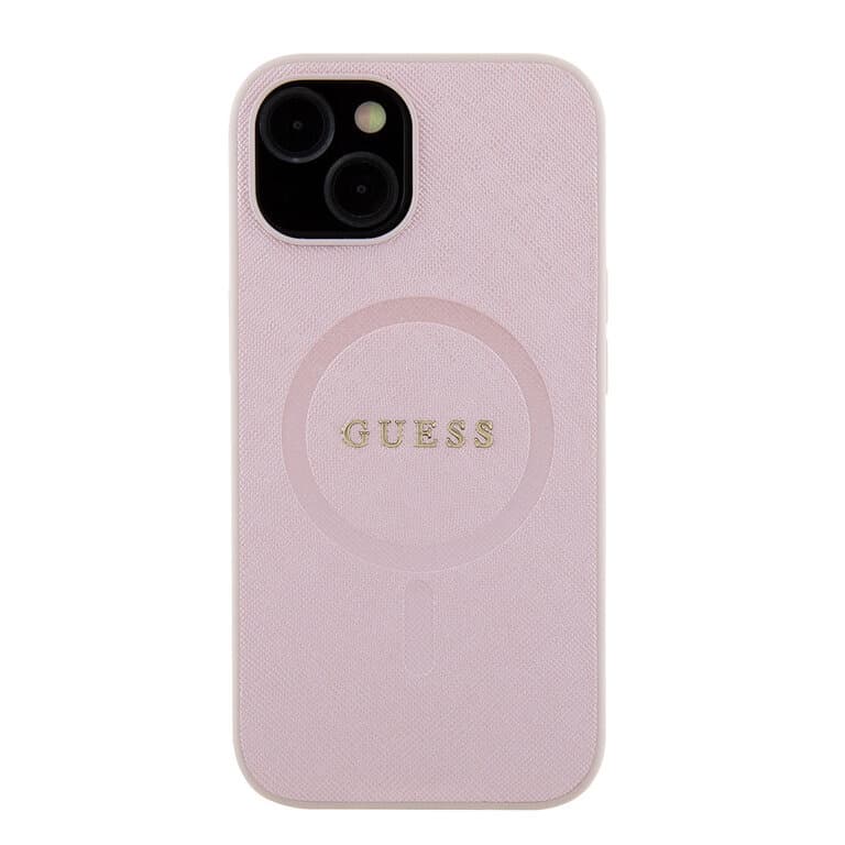 Guess iPhone 15 Hardcase - Saffiano