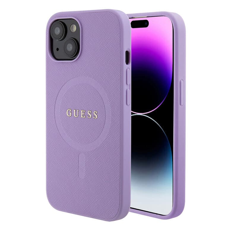 Guess iPhone 15 Hardcase - Saffiano
