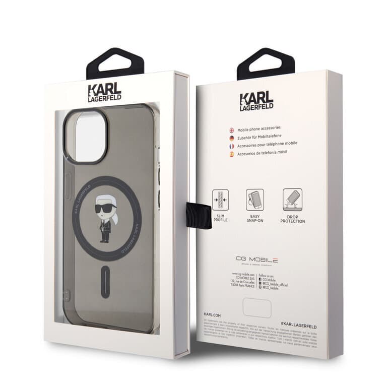Karl Lagerfeld iPhone 15 Hardcase | MagSafe Compatibel