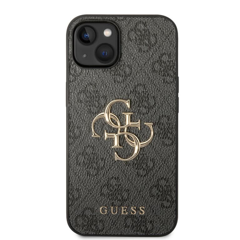 Guess iPhone 15 TPU Hardcase - 4G - Big Metal Logo
