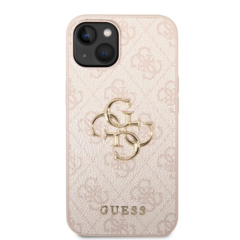 Guess iPhone 15 TPU Hardcase - 4G - Big Metal Logo