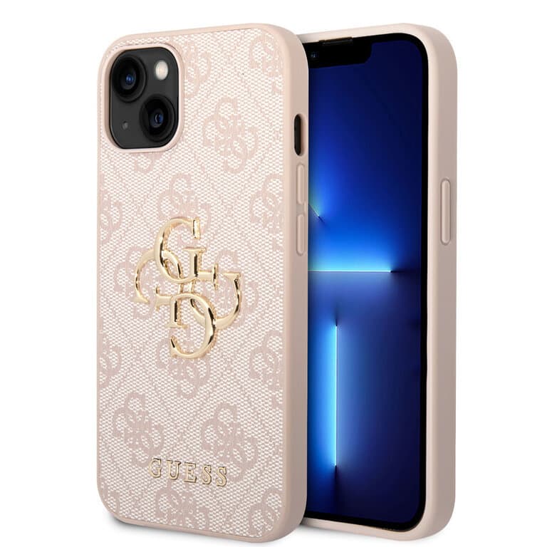 Guess iPhone 15 TPU Hardcase - 4G - Big Metal Logo