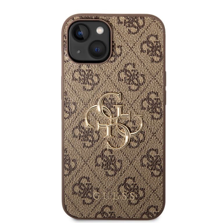 Guess iPhone 15 TPU Hardcase - 4G - Big Metal Logo