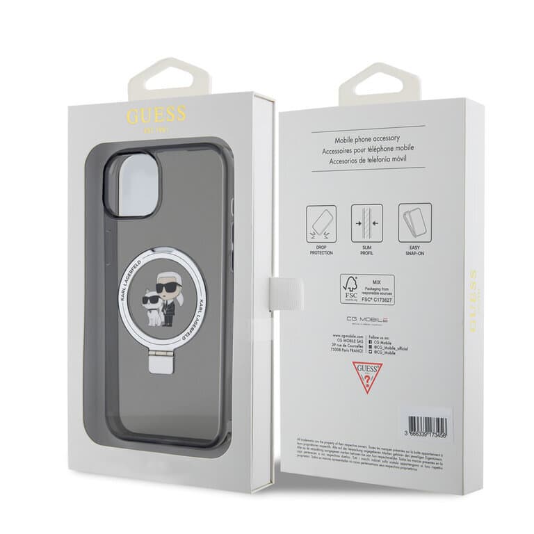 Karl Lagerfeld iPhone 15 Plus Hardcase | MagSafe Compatibel