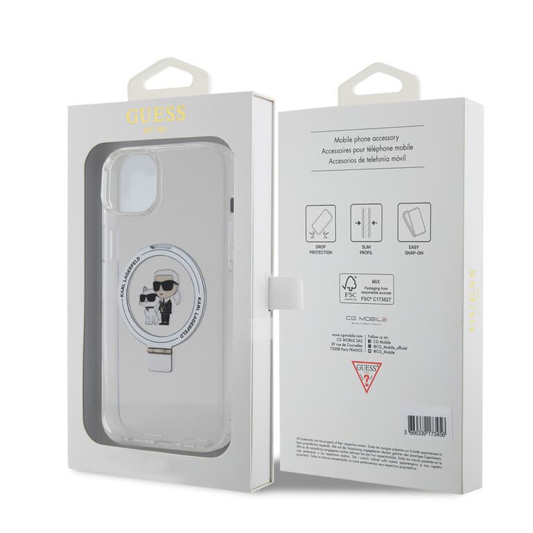 Karl Lagerfeld iPhone 15 Plus Hardcase | MagSafe Compatibel