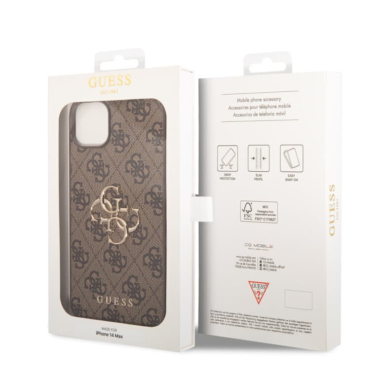 Guess iPhone 15 Plus TPU Hardcase - 4G - Big Metal Logo