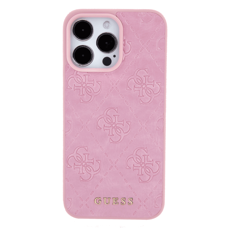 Guess iPhone 15 Pro Back cover case - Quilted 4G classic