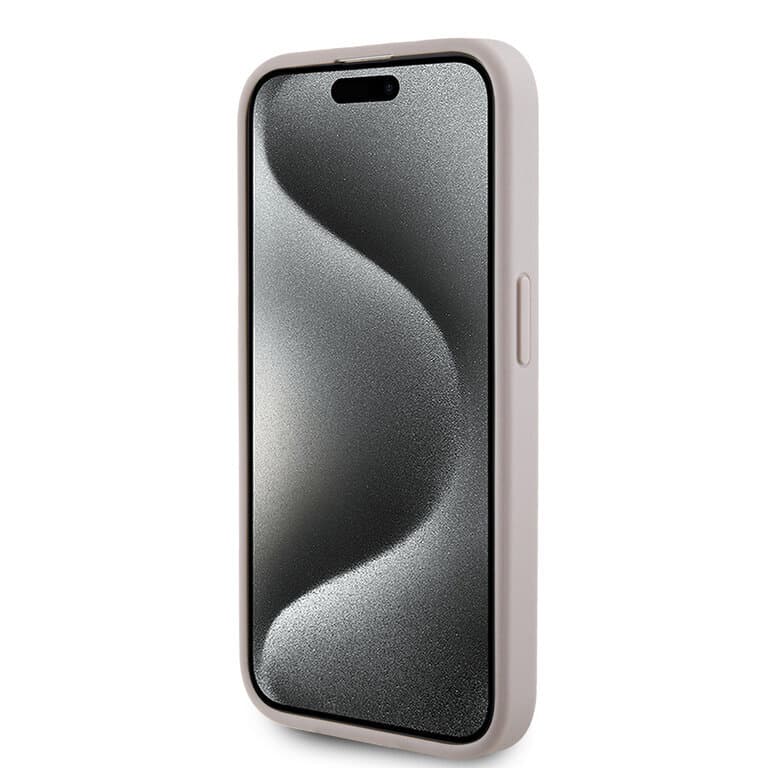 Guess iPhone 15 Pro Back Cover Case 4G Gestreept Ontwerp | Stijlvolle Bescherming