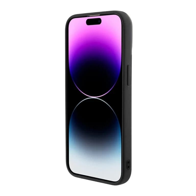 Guess iPhone 15 Pro Hardcase - Metal Script - Disco