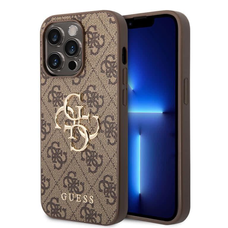 Guess iPhone 15 Pro TPU Hardcase - 4G - Big Metal Logo