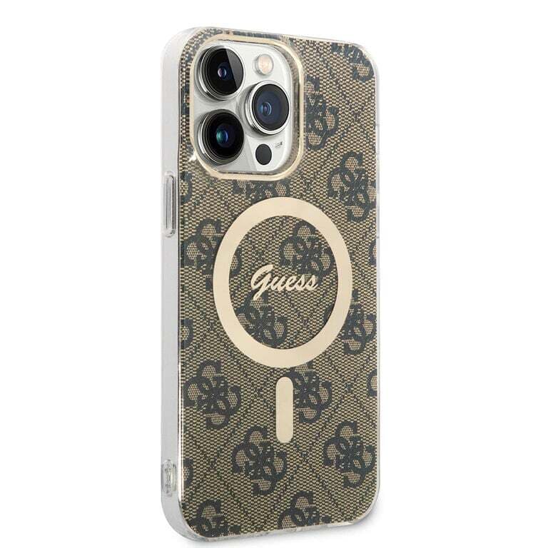 Guess iPhone 15 Pro Max Back Cover Case MagSafe IML 4G | Stylish Protection