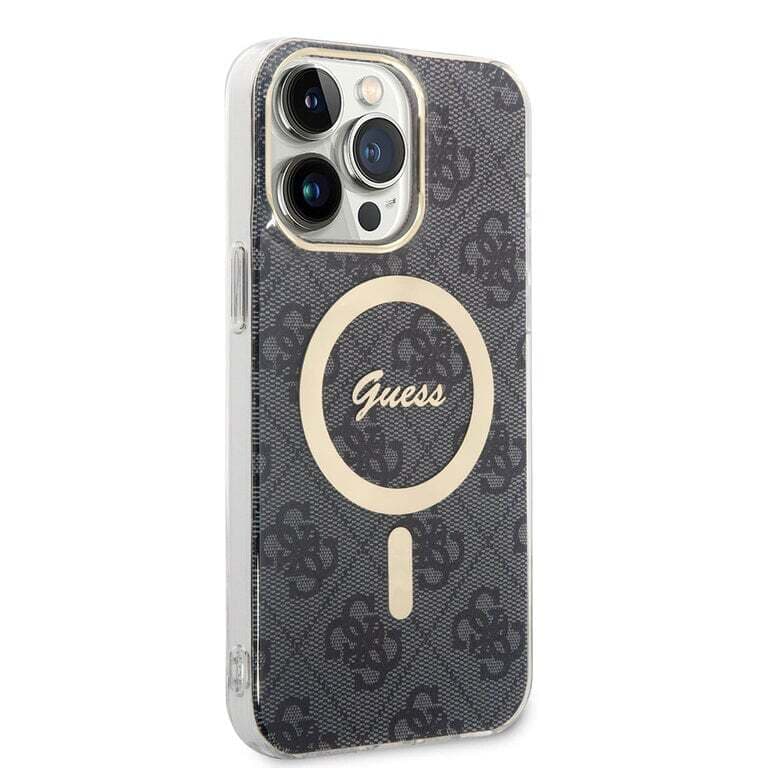 Guess iPhone 15 Pro Max Back Cover Case MagSafe IML 4G | Stylish Protection