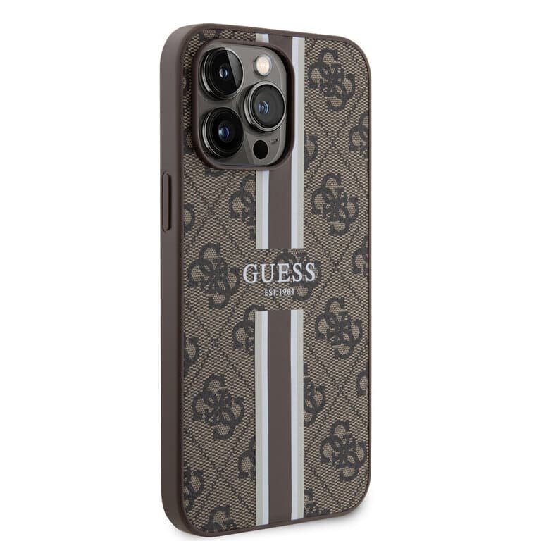 Guess iPhone 15 Pro Max Back cover case - 4G printed stripes