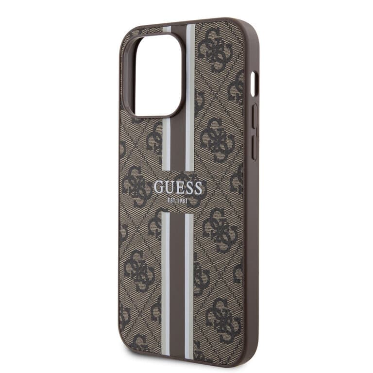 Guess iPhone 15 Pro Max Back cover case - 4G printed stripes