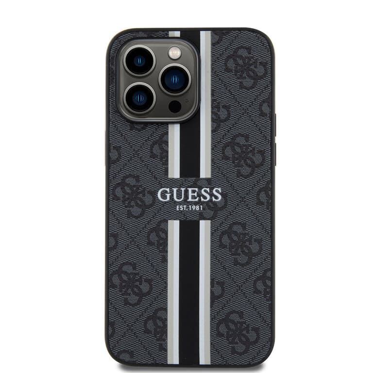 Guess iPhone 15 Pro Max Back cover case - 4G printed stripes