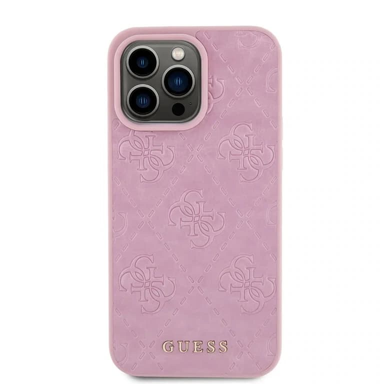 Guess iPhone 15 Pro Max Backcover Case | Gequilt 4G Classic | Stijlvolle Bescherming