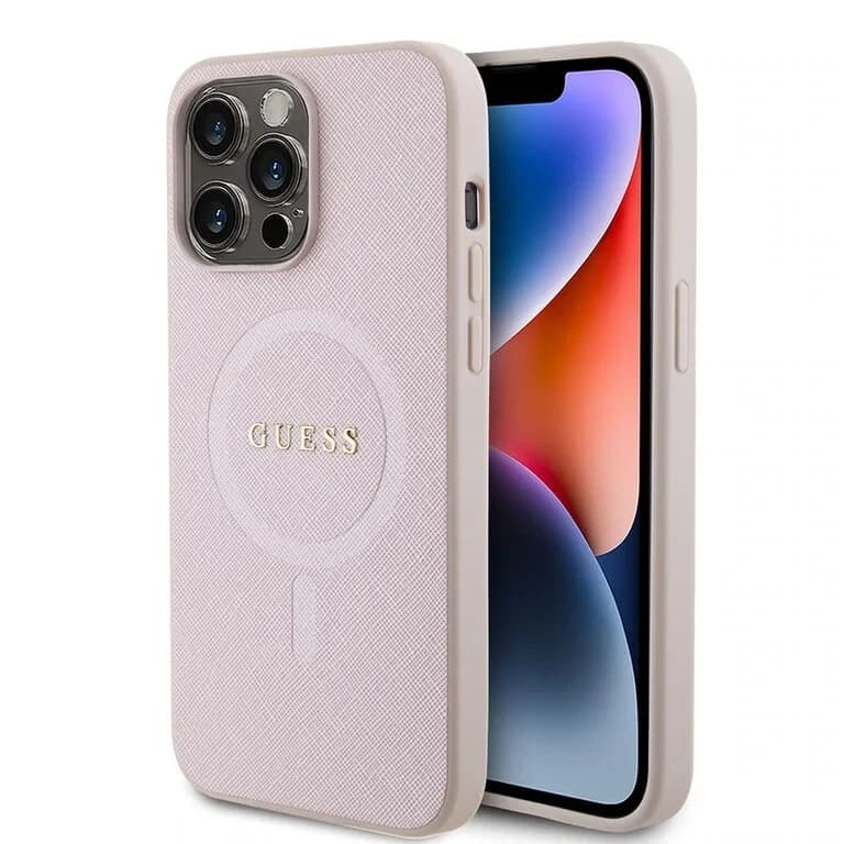Guess iPhone 15 Pro Max Hardcase - Saffiano