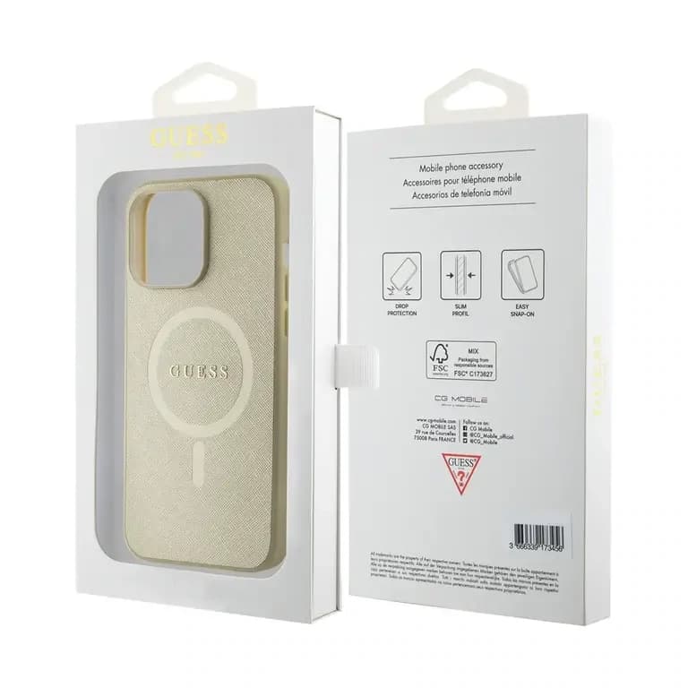 Guess iPhone 15 Pro Max Hardcase - Saffiano