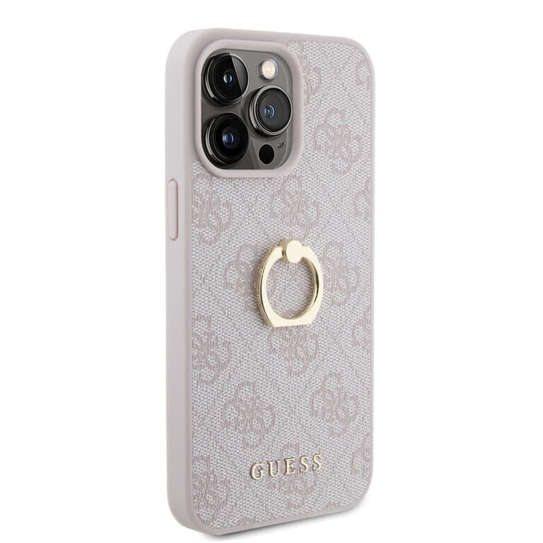 Guess iPhone 15 Pro Max Hardcase - 4G - Met Ringhouder