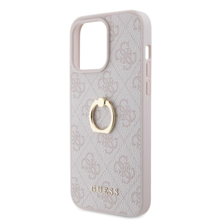 Guess iPhone 15 Pro Max Hardcase - 4G - Met Ringhouder
