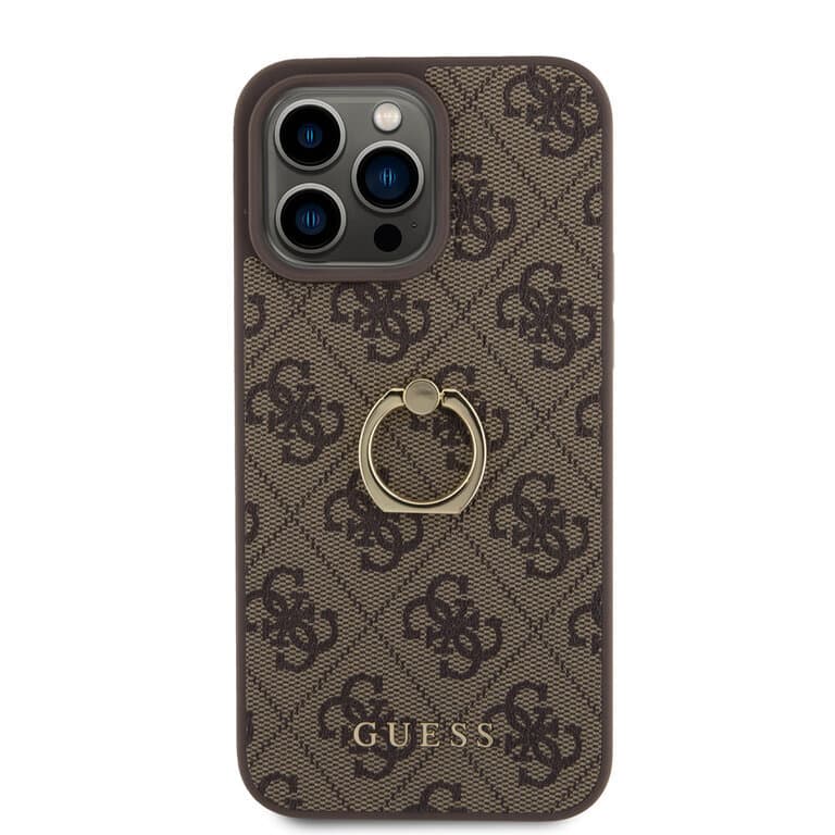Guess iPhone 15 Pro Max Hardcase - 4G - Met Ringhouder