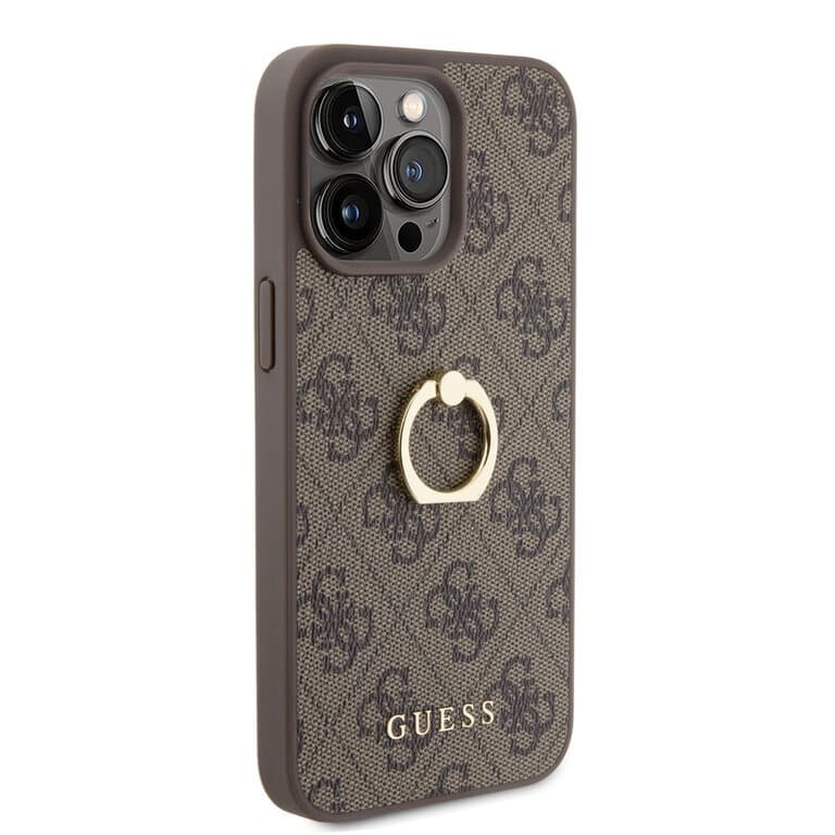 Guess iPhone 15 Pro Max Hardcase - 4G - Met Ringhouder