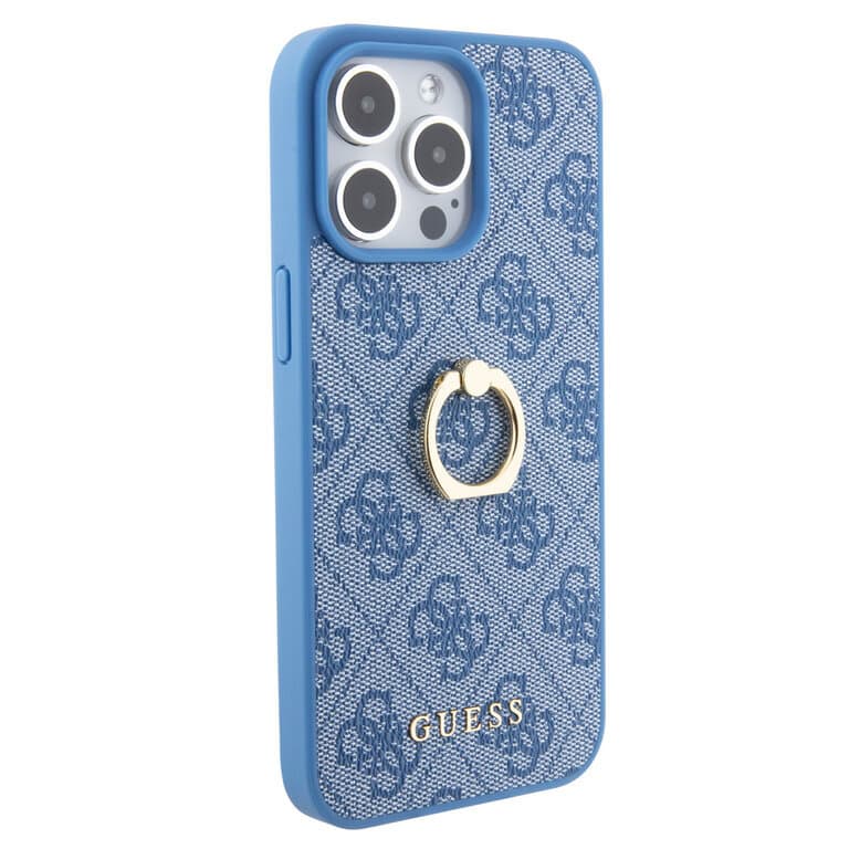 Guess iPhone 15 Pro Max Hardcase - 4G - Met Ringhouder