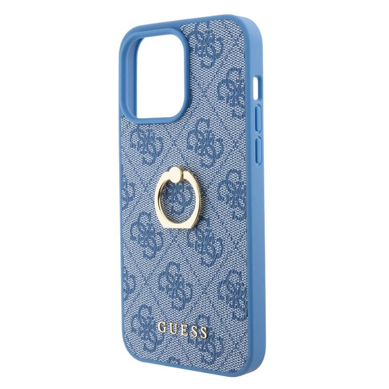 Guess iPhone 15 Pro Max Hardcase - 4G - Met Ringhouder