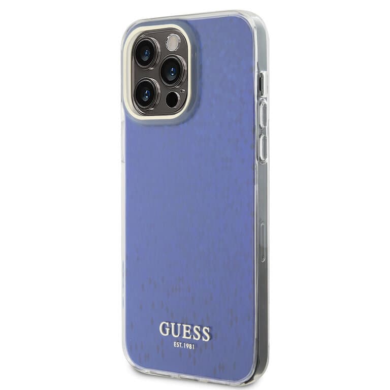 Guess iPhone 15 Pro Max Hardcase - Gefacetteerde spiegel