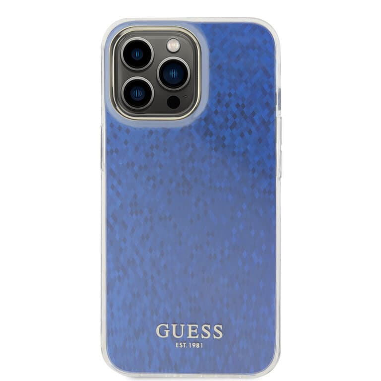 Guess iPhone 15 Pro Max Hardcase - Gefacetteerde spiegel