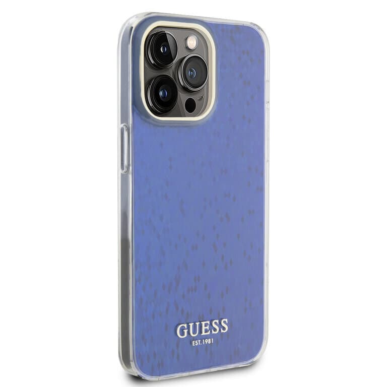 Guess iPhone 15 Pro Max Hardcase - Gefacetteerde spiegel