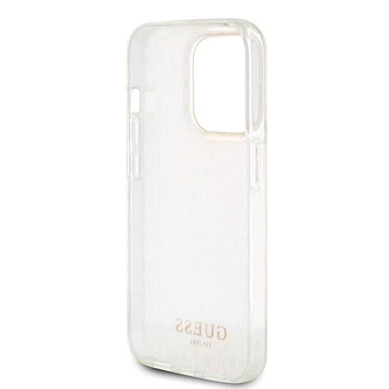 Guess iPhone 15 Pro Max Hardcase - Gefacetteerde spiegel