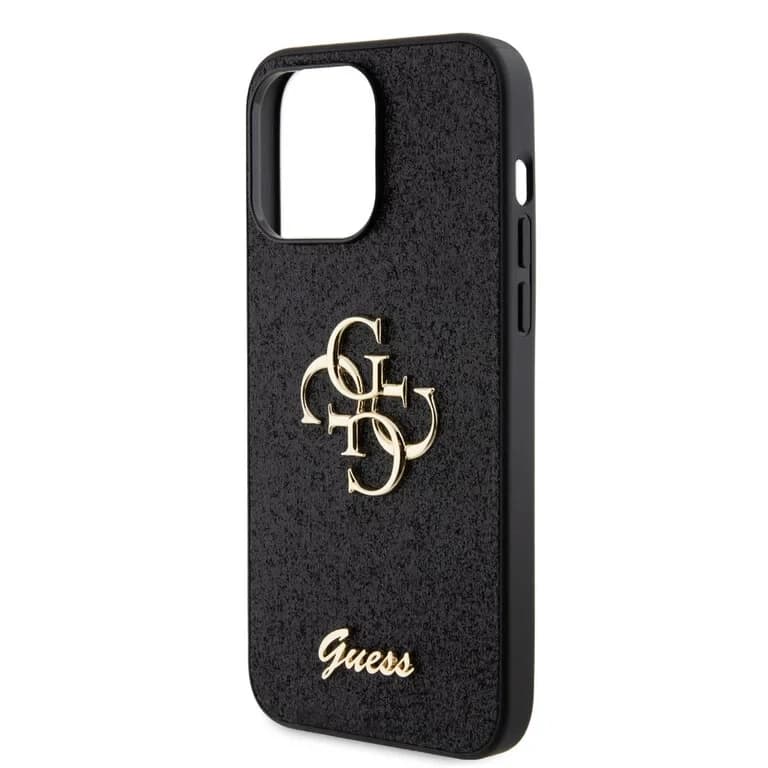 Guess iPhone 15 Pro Max TPU Hardcase - Groot 4G - Vaste Glitter