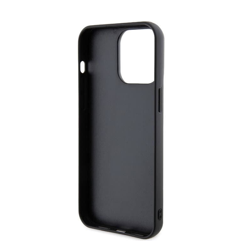Karl Lagerfeld iPhone 15 Pro Max Hoesje | TPU Achtercover 3D Rubber NFT K&C Zwart