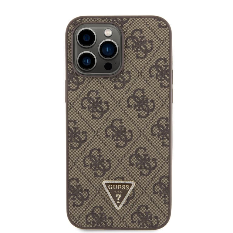 Guess iPhone 14 Pro Max Hardcase - 4G Logo - Strass