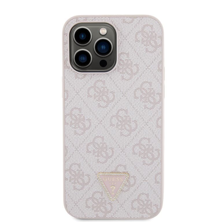 Guess iPhone 14 Pro Max Hardcase - 4G Logo - Strass