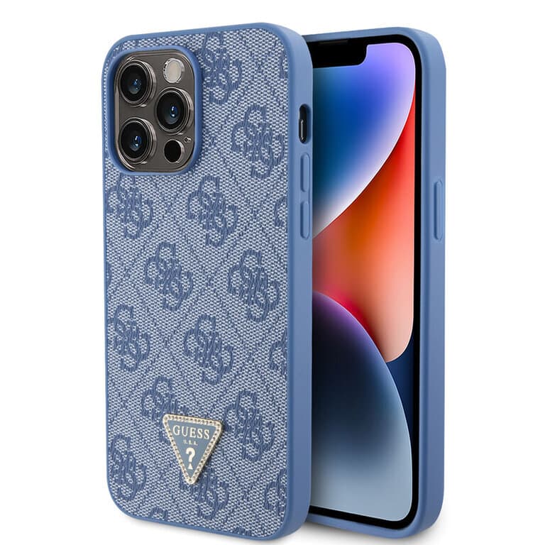 Guess iPhone 14 Pro Max Hardcase - 4G Logo - Strass