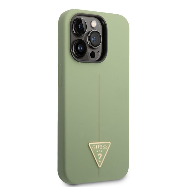 Guess iPhone 14 Pro Max Achtercover case - - Groen