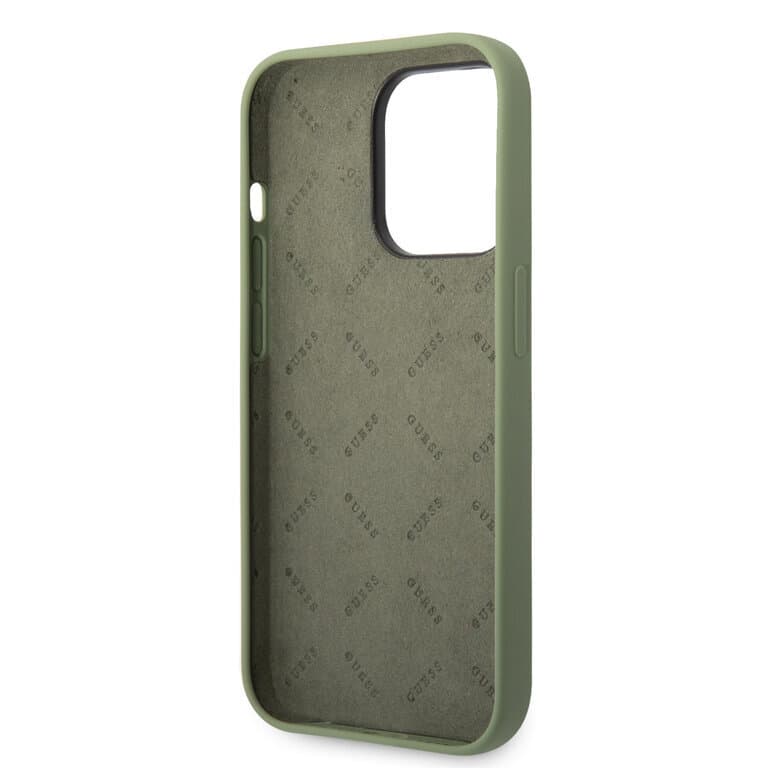 Guess iPhone 14 Pro Max Achtercover case - - Groen