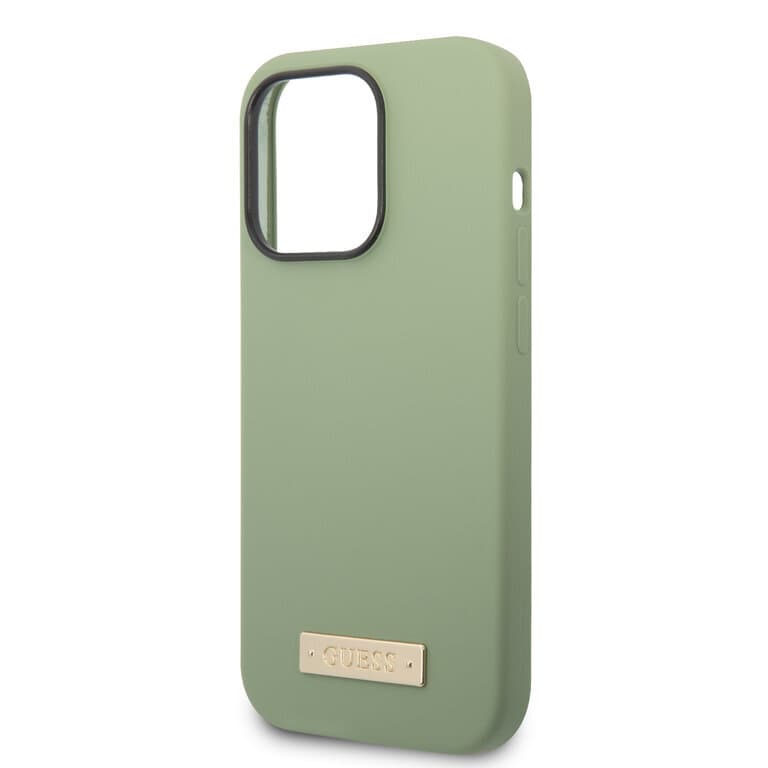 Guess iPhone 14 Pro Max Achtercover hoesje - - Kaki