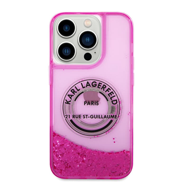 Karl Lagerfeld iPhone 14 Pro Max Back Cover Case