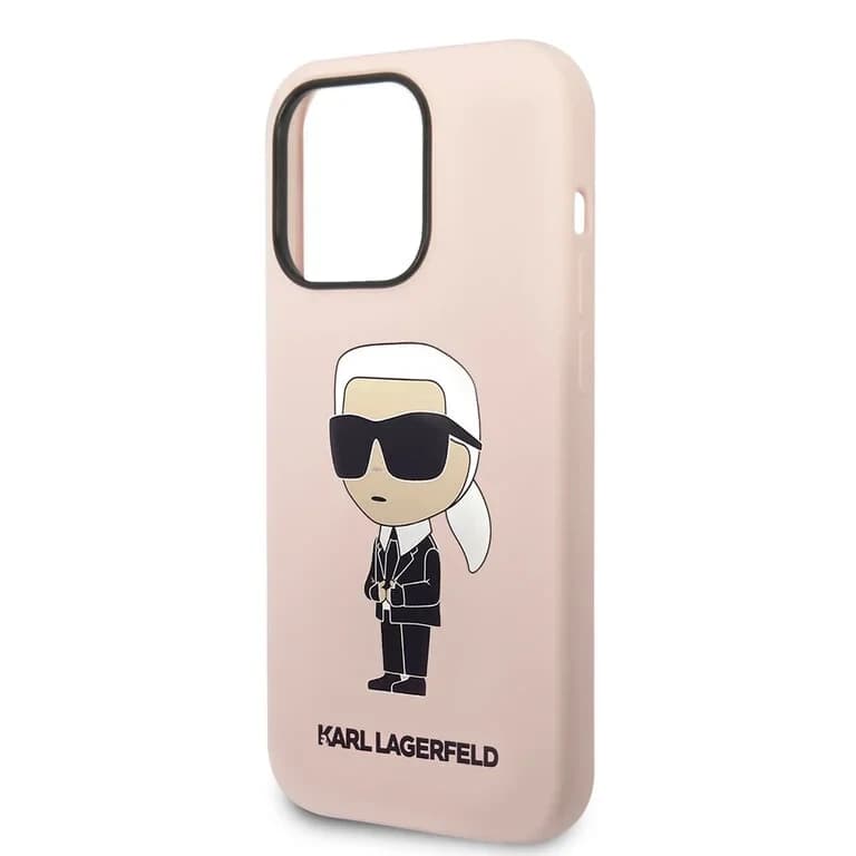 Karl Lagerfeld iPhone 14 Pro Max Hardcase Achtercover - Ikonik NFT Karl - Magsafe Compatibel