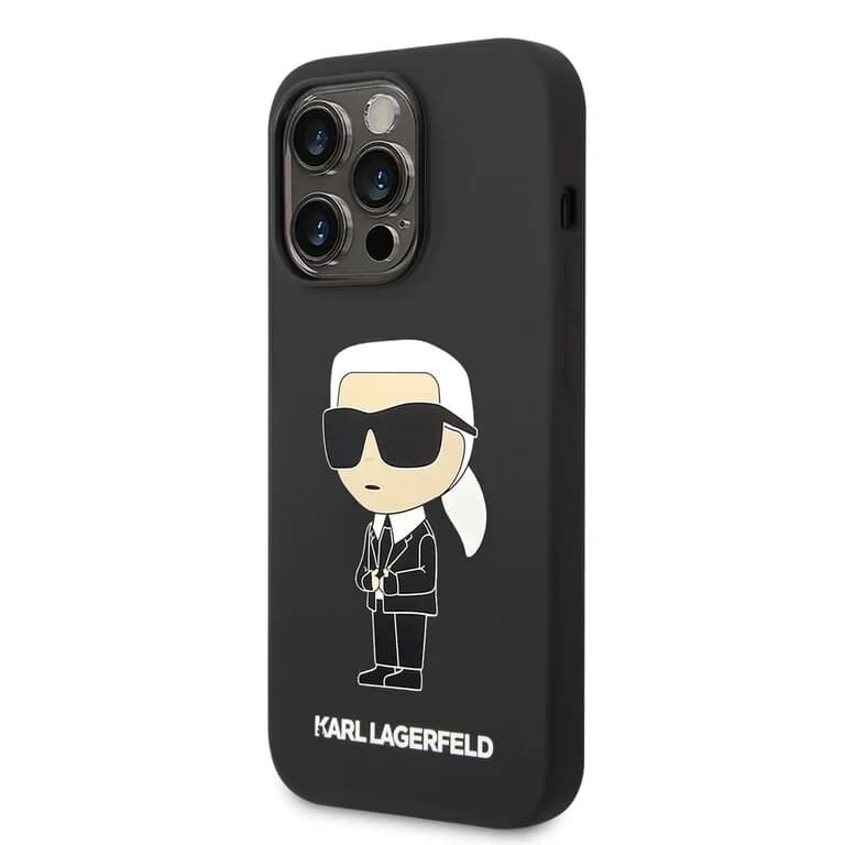 Karl Lagerfeld iPhone 14 Pro Max Hardcase Achtercover - Ikonik NFT Karl - Magsafe Compatibel