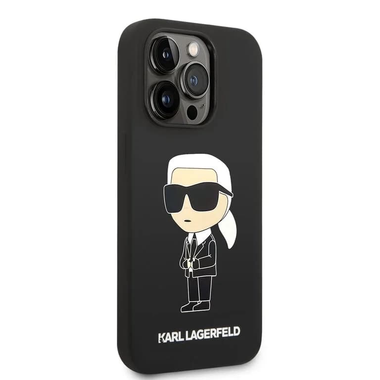 Karl Lagerfeld iPhone 14 Pro Max Hardcase Achtercover - Ikonik NFT Karl - Magsafe Compatibel