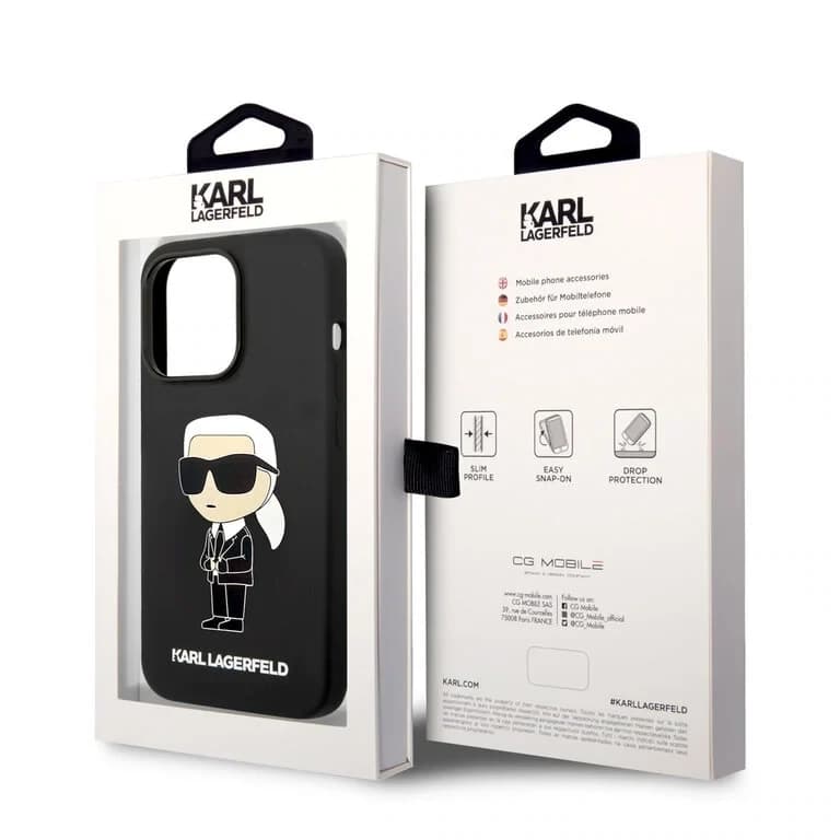 Karl Lagerfeld iPhone 14 Pro Max Hardcase Achtercover - Ikonik NFT Karl - Magsafe Compatibel
